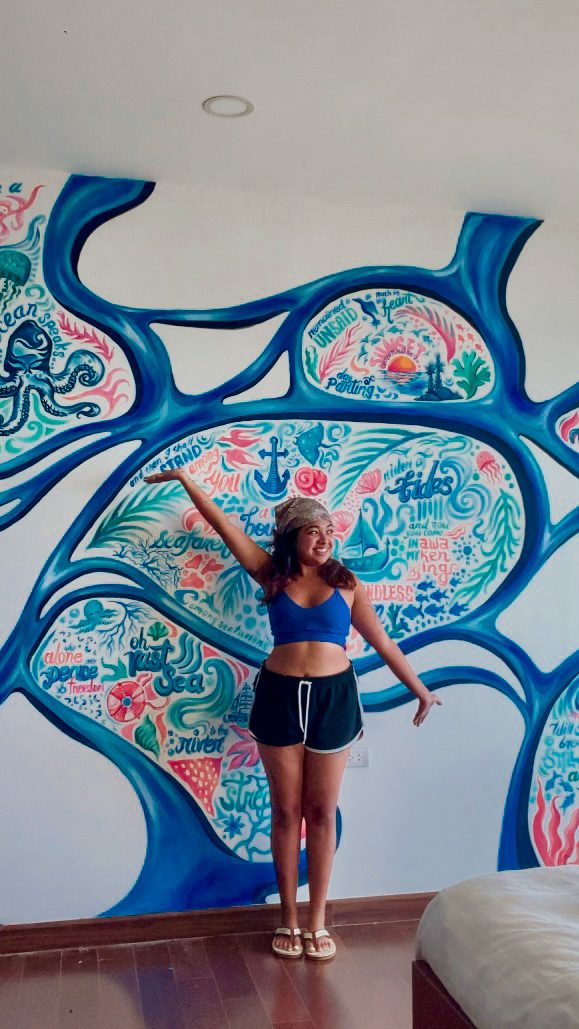 From the sea mural