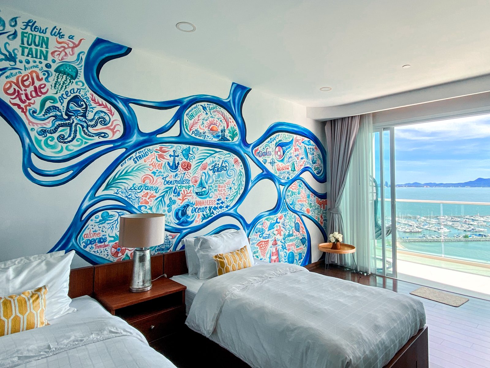 From the sea mural